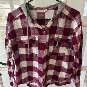 Women’s hooded flannel